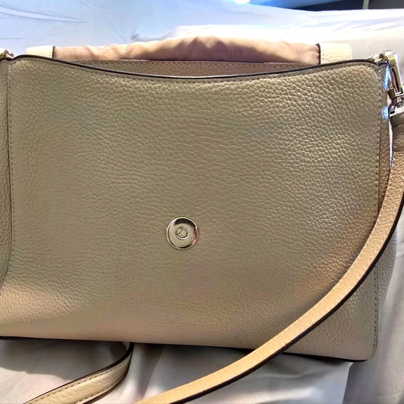 Kate Spade Cream & Tan Leather Shoulder Bag - Picture 3 of 8